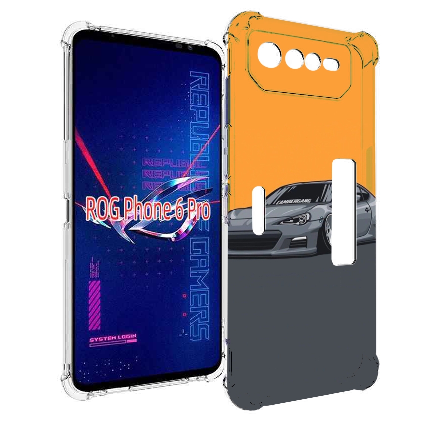 

Чехол MyPads Спорт-кар для Asus ROG Phone 6 Pro, Прозрачный, Tocco