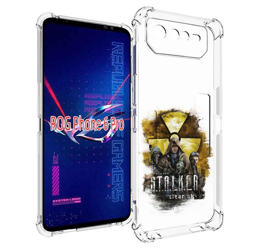 

Чехол MyPads Сталкер мужской для Asus ROG Phone 6 Pro, Прозрачный, Tocco