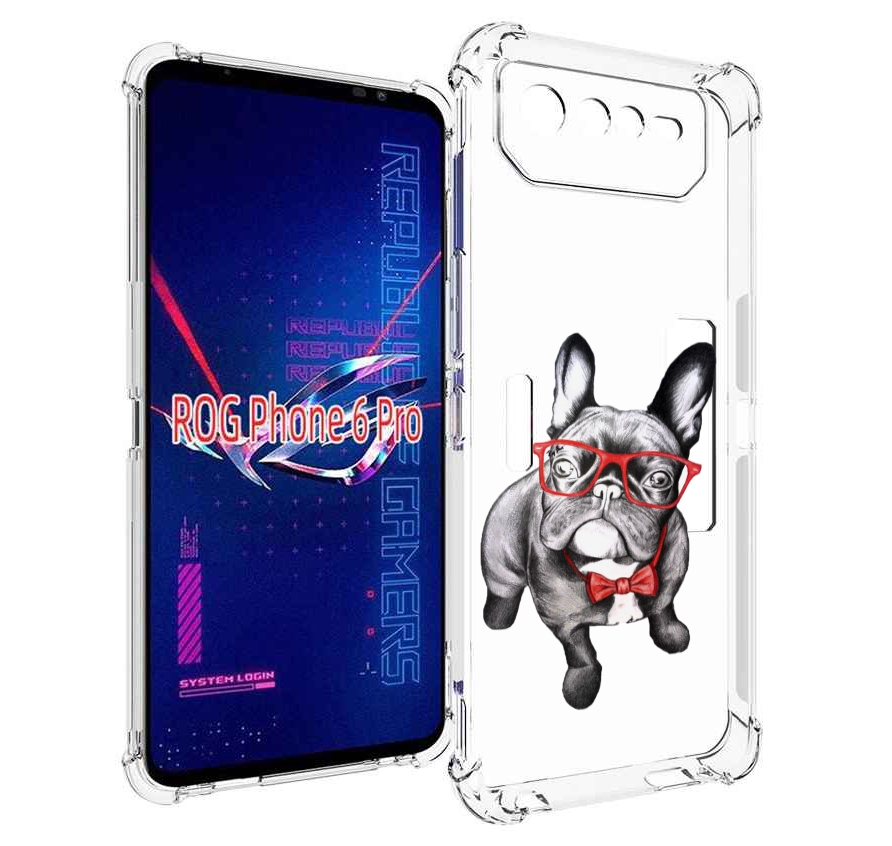 

Чехол MyPads Стильняга для Asus ROG Phone 6 Pro, Прозрачный, Tocco