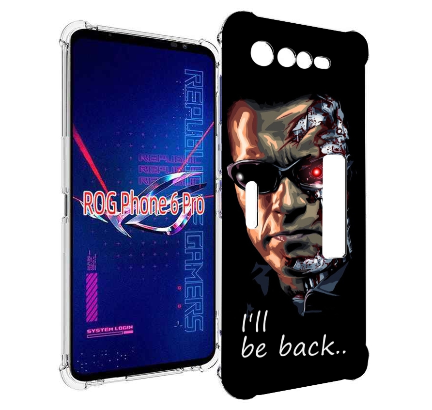 

Чехол MyPads Терминатор для Asus ROG Phone 6 Pro, Прозрачный, Tocco