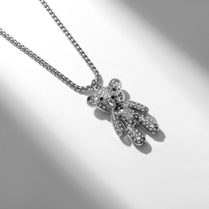 

Колье из бижутерного сплава 70 см Queen Fair 10218623, стразы, 10218623