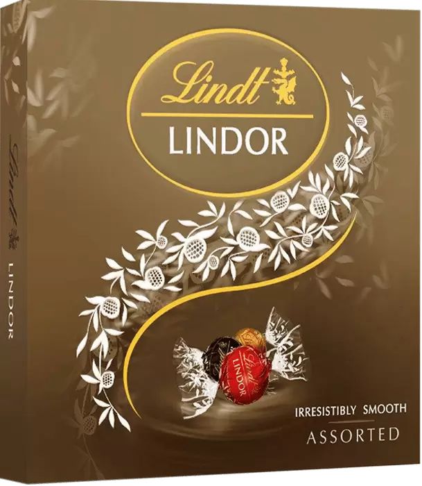 Ассорти Lindt lindor конфеты из шоколада 125 г