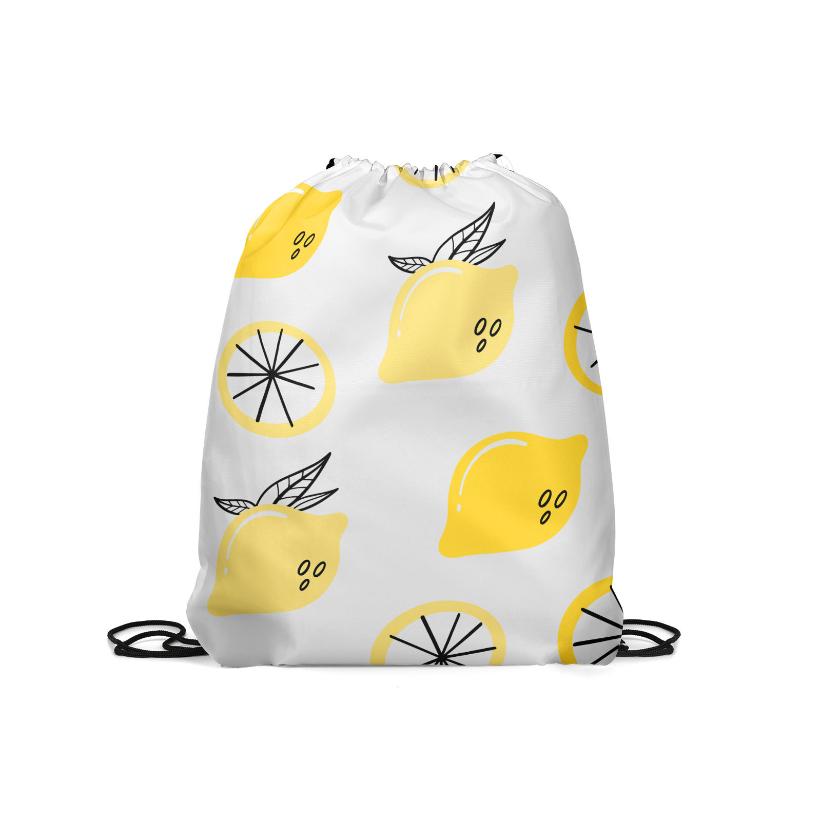 

Мешок для обуви унисекс Gorolla DrawstringBackpack 496 белый с желтым, 42х35 см, DrawstringBackpack 496