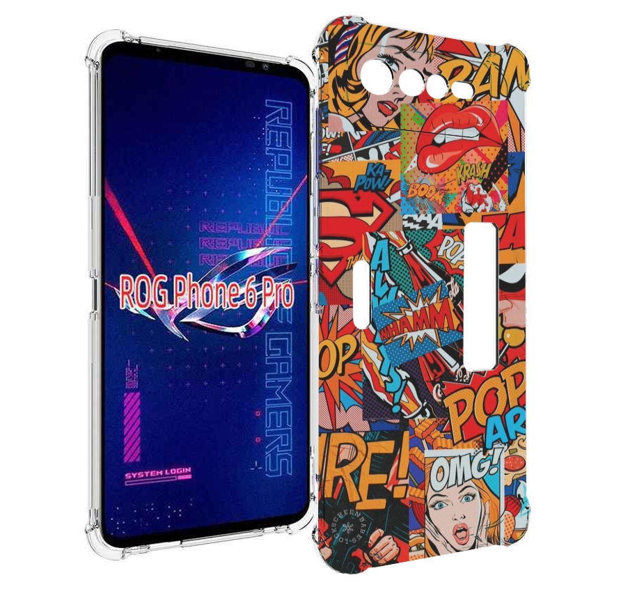 

Чехол MyPads Фон для Asus ROG Phone 6 Pro, Прозрачный, Tocco