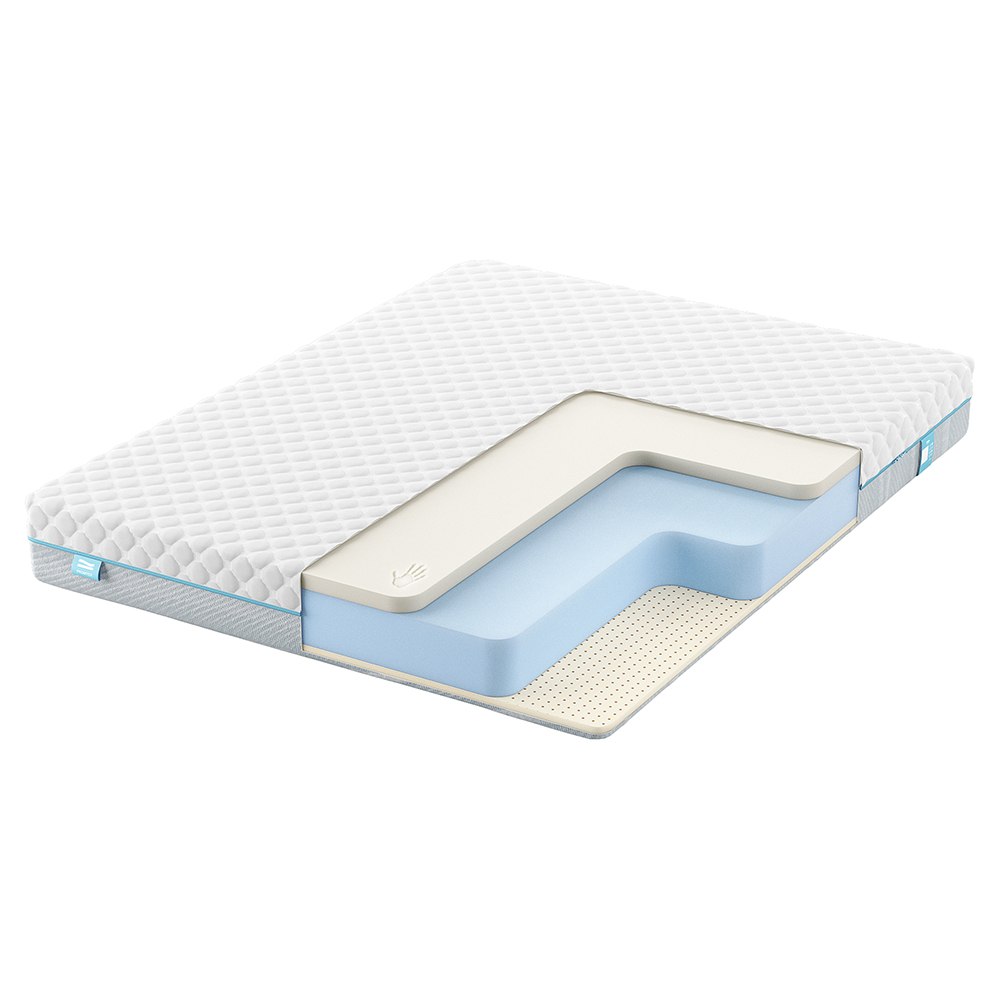 

Матрас беспружинный Promtex Roll Standart 14 Latex Memory 70x160, Белый, Roll Standart 14 Latex Memory