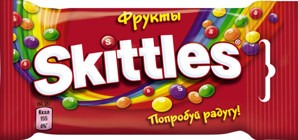 Драже  Skittles фрукты 38 г