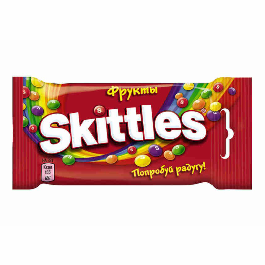 Драже  Skittles фрукты 38 г