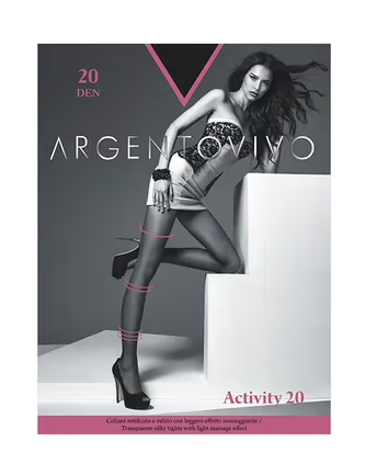 

Колготки женские Argentovivo черные 3
