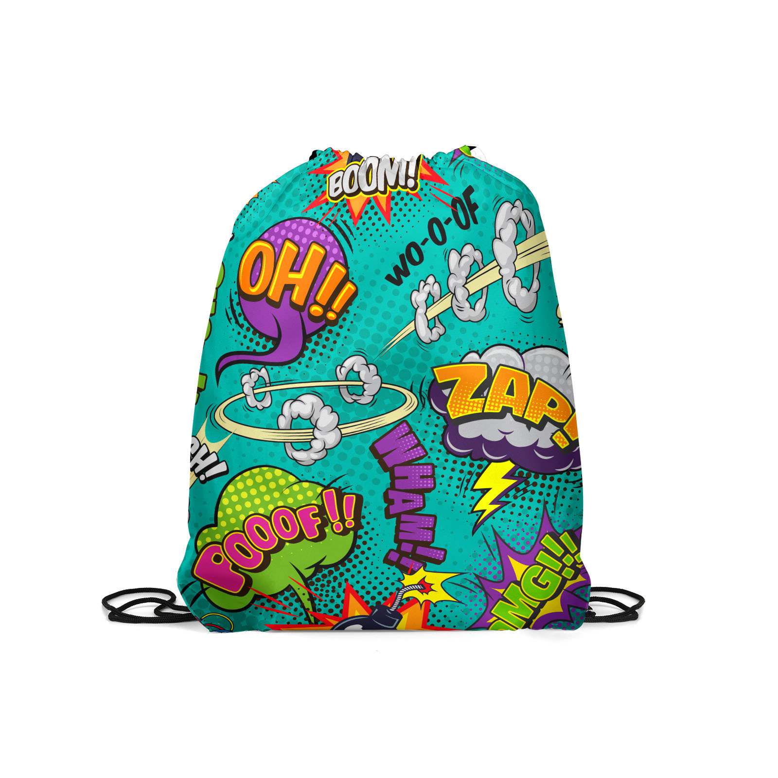

Мешок для обуви унисекс Gorolla DrawstringBackpack 074 бирюзовый, 42х35 см, DrawstringBackpack 074
