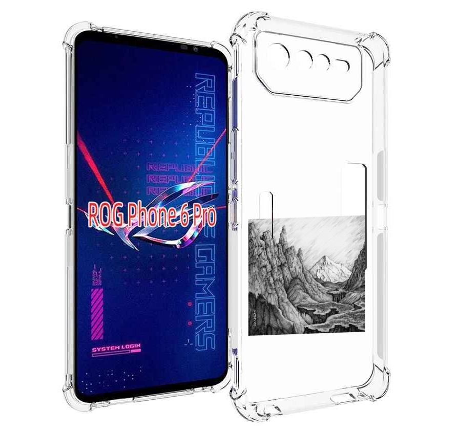 

Чехол MyPads Ямакаса Мияги и Энди Панда для Asus ROG Phone 6 Pro, Прозрачный, Tocco