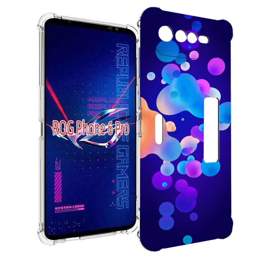 

Чехол MyPads абстрактные-пузырьки для Asus ROG Phone 6 Pro, Прозрачный, Tocco