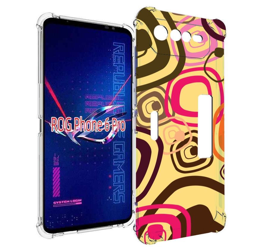 

Чехол MyPads абстракция-на-желтом-фоне для Asus ROG Phone 6 Pro, Прозрачный, Tocco