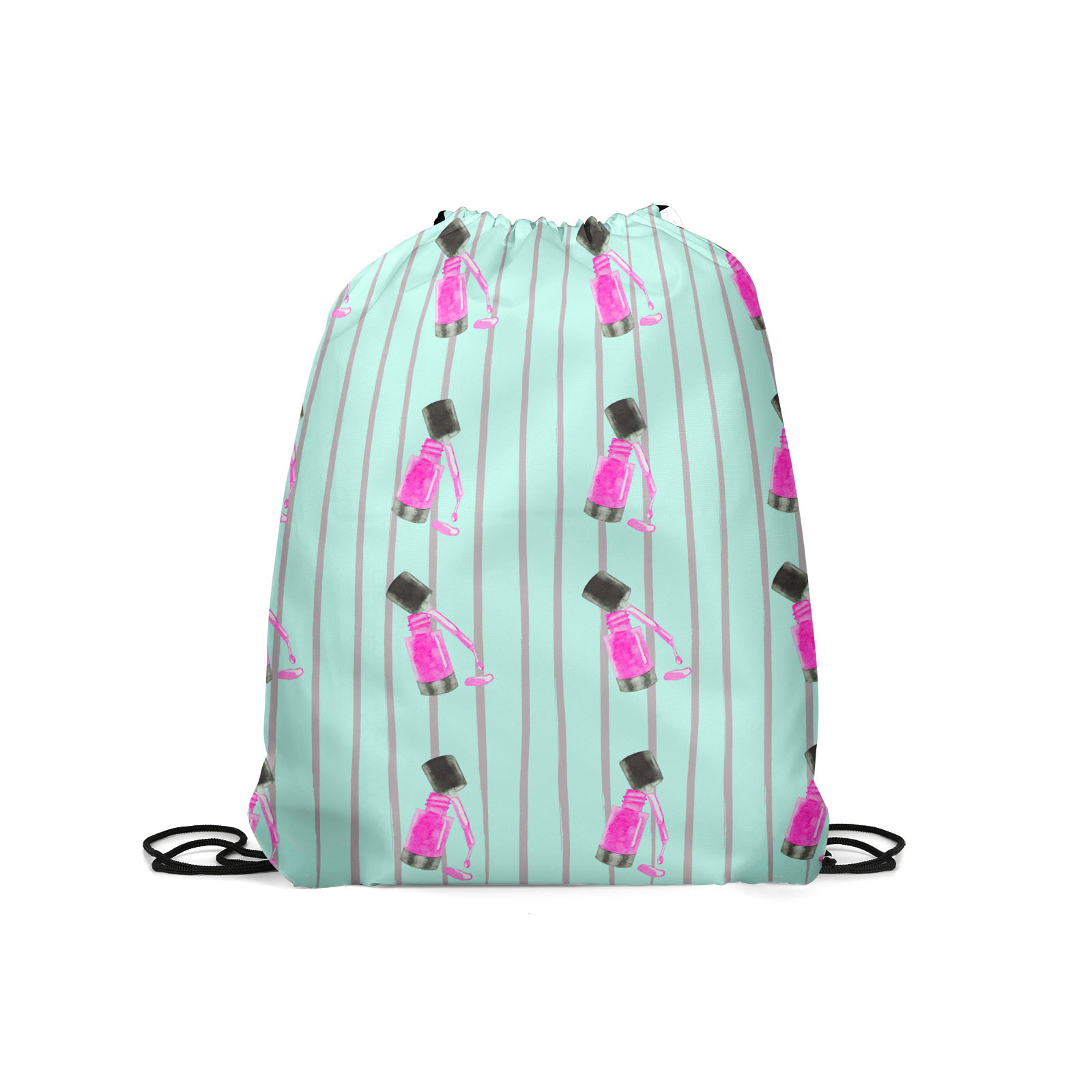 

Мешок для обуви унисекс Gorolla DrawstringBackpack 369 бирюзовый/розовый, 42х35 см, DrawstringBackpack 369