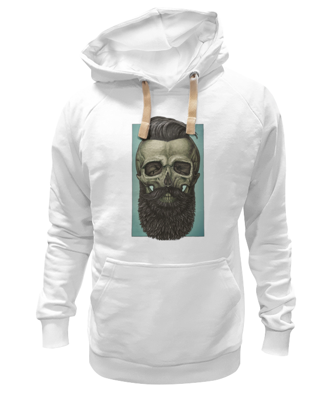 

Худи унисекс Printio Skull art белое 3XL, Белый, Skull art