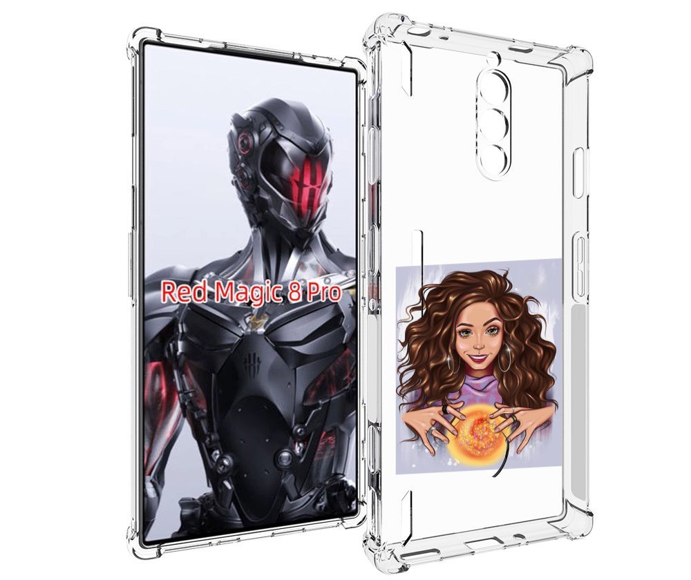 

Чехол MyPads девушка-волшебница для ZTE Nubia Red Magic 8 Pro / Red Magic 8 Pro Plus, Tocco