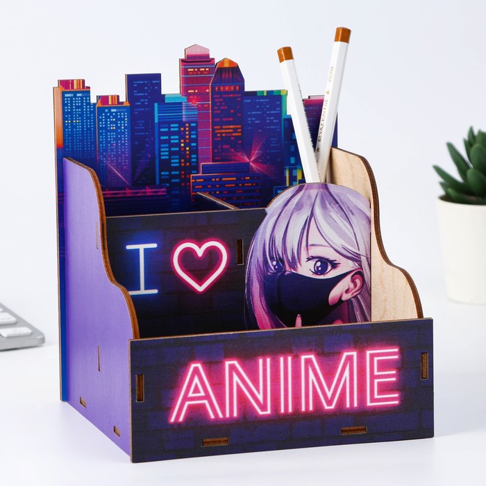 

Органайзер для канцелярии «Anime», Фиолетовый