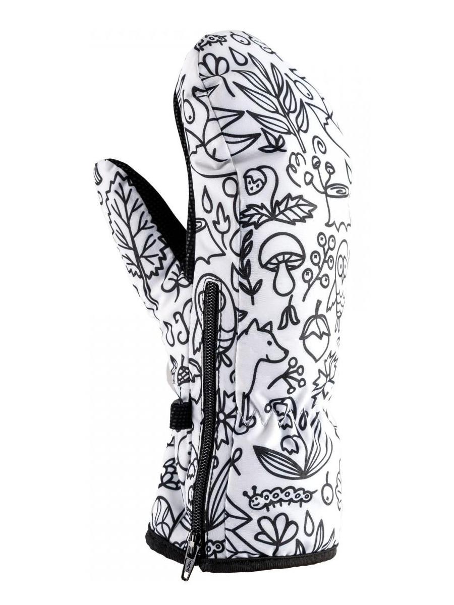 

Варежки Viking Motiv White (Дюйм:4) 2024-25, Белый;черный, Motiv