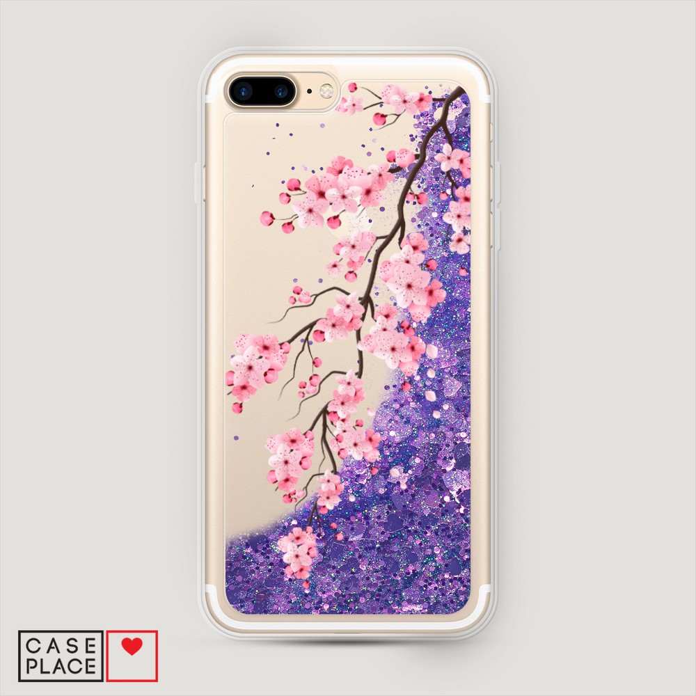 

Чехол Awog на Apple iPhone 7 Plus / Айфон 7 Plus "Розовая сакура", Разноцветный, 10792-1