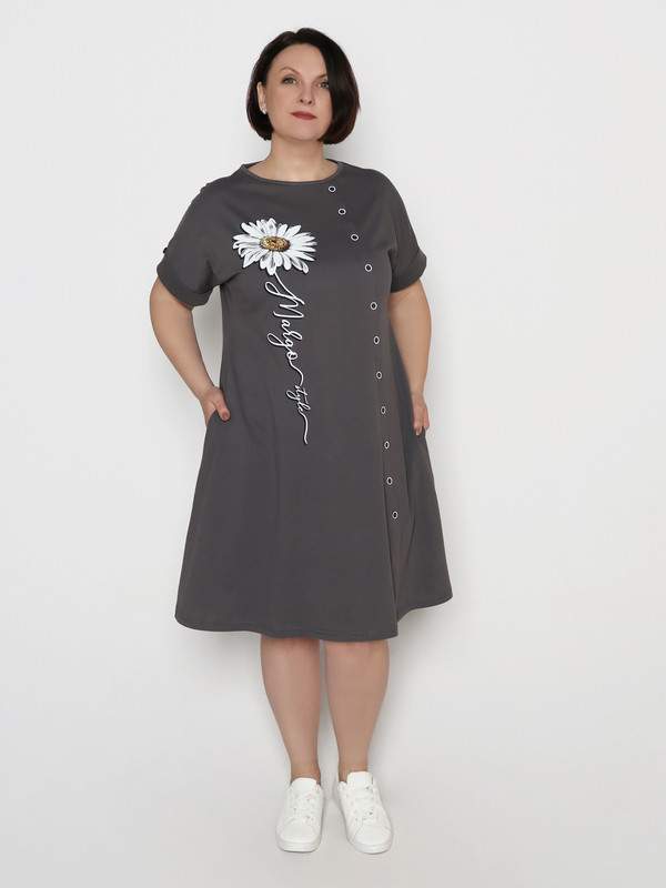 

Платье женское Fashion Margo П 165 коричневое 58, Коричневый, П 165