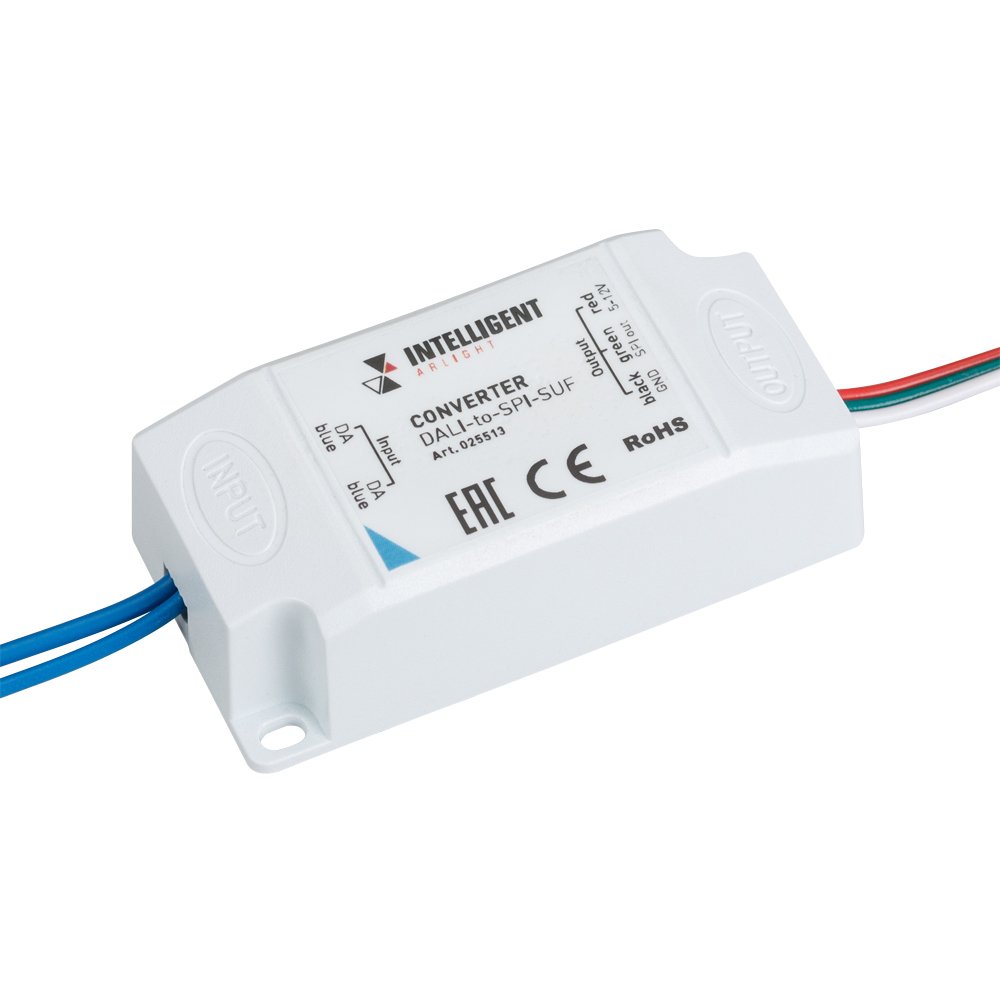 

Arlight INTELLIGENT ARLIGHT Конвертер DALI-to-SPI-SUF (DC 5-12V), INTELLIGENT ARLIGHT Конвертер DALI-to-SPI-SUF (DC 5-12V)