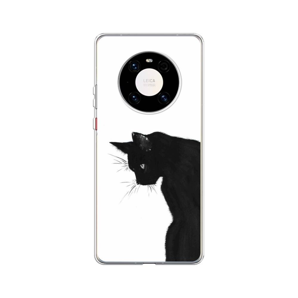 

Чехол Awog на Huawei Mate 40 Pro "Black cat", Черный;белый, 6104450-1