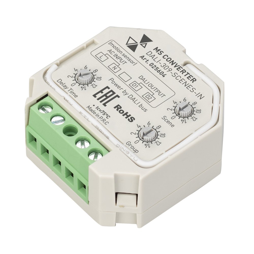 

Arlight INTELLIGENT ARLIGHT Конвертер датчика движения DALI-309-SCENES-IN (DALI bus, 230V), INTELLIGENT ARLIGHT Конвертер датчика движения DALI-309-SCENES-IN (DALI bus, 230V)