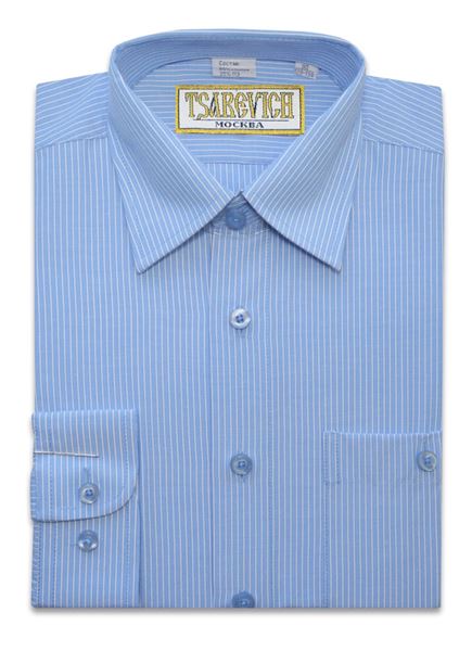 

Рубашка детская Tsarevich Oxford 15 цв.голубой р.152, Oxford 15