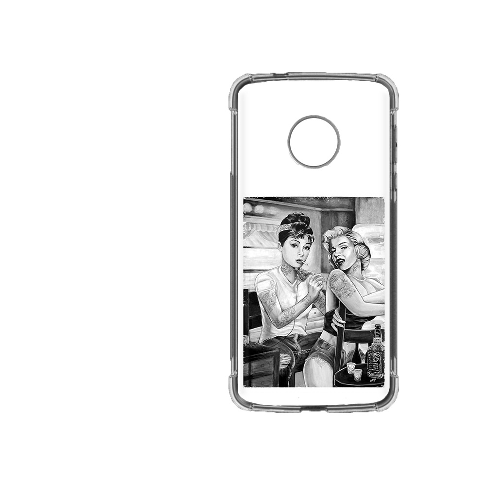 

Чехол MyPads Tocco для Motorola Moto Z2 Force тату мастер, Прозрачный, Tocco