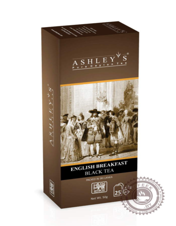 

Чай ASHLEY'S Англиский завтрак, 3 упаковки по 25 шт, Англиский завтрак