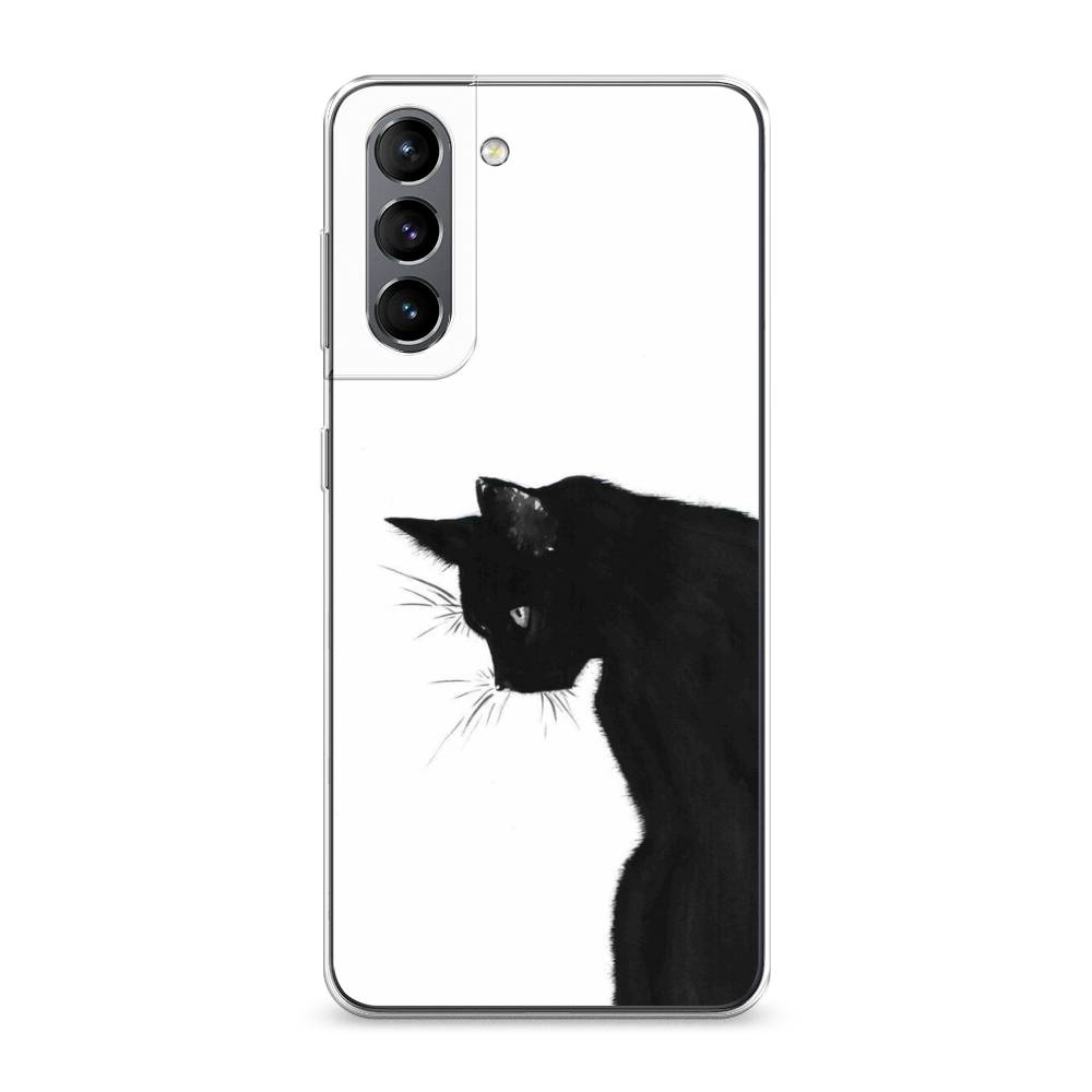 

Чехол Awog на Samsung Galaxy S21 / Самсунг S21 "Black cat", Черный;белый, 2101850-1