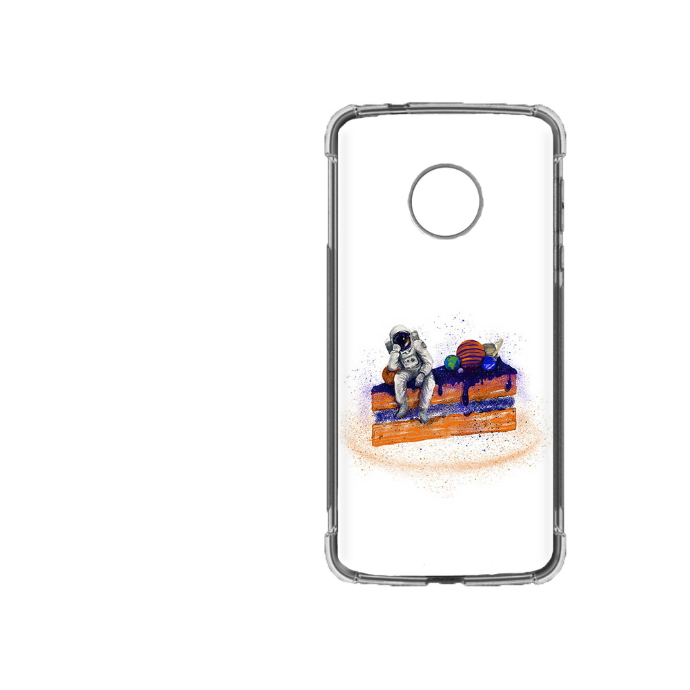 

Чехол MyPads Tocco для Motorola Moto Z2 Force торт с планетами, Прозрачный, Tocco