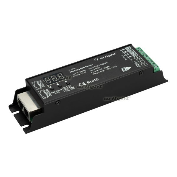 

Arlight Декодер SMART-DMX-SUF (12-36V, 4x8A, RJ45), Декодер SMART-DMX-SUF (12-36V, 4x8A, RJ45)