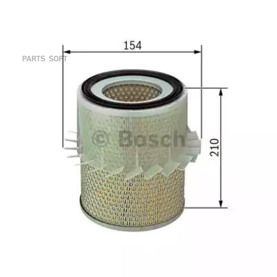 

1 457 433 646_Фильтр Воздушный\ Daihatsu Rocky 2.8D/Td 1Шт