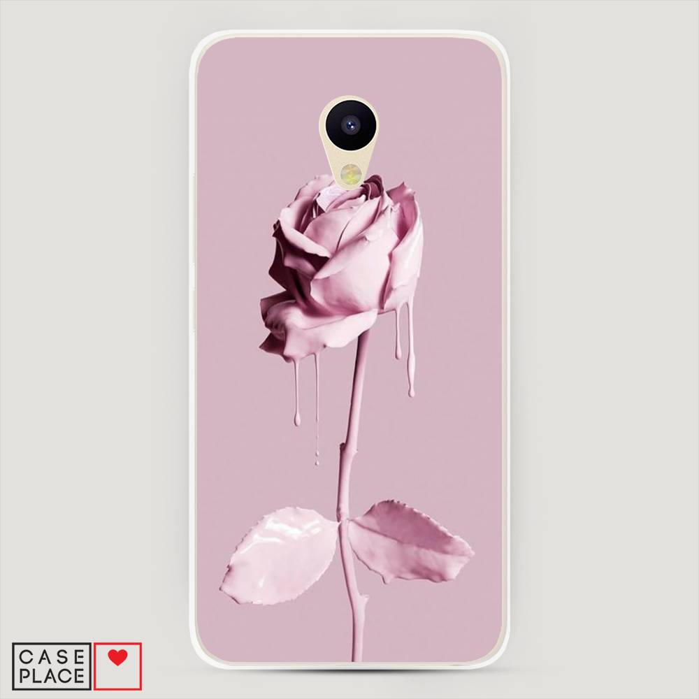 

Чехол Awog на Meizu M5 "Роза в краске", Белый;розовый, 70750-8
