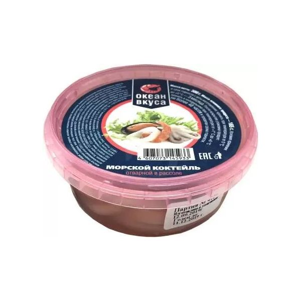 

Заливное из морепродуктов Океан Вкуса кальмар в масле с пряностями 300 г