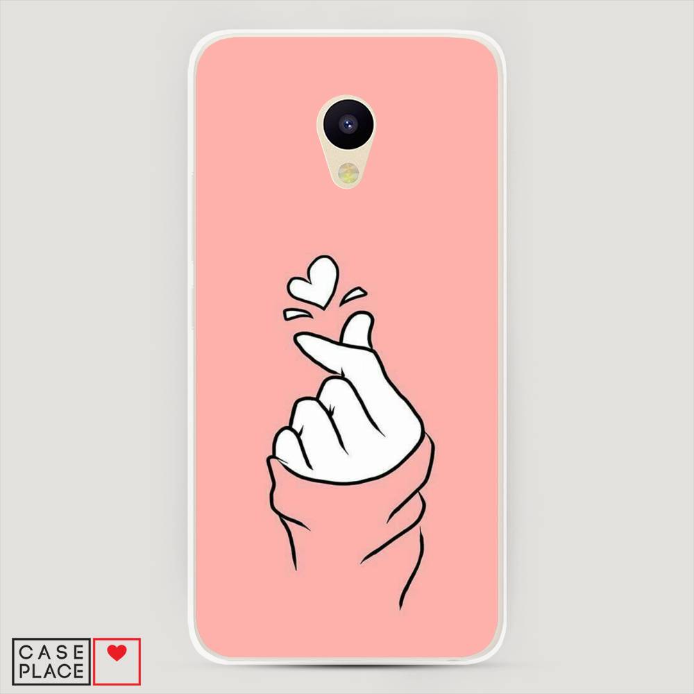 

Чехол Awog на Meizu M5 "Любовь-щелк", Оранжевый, 70750-7