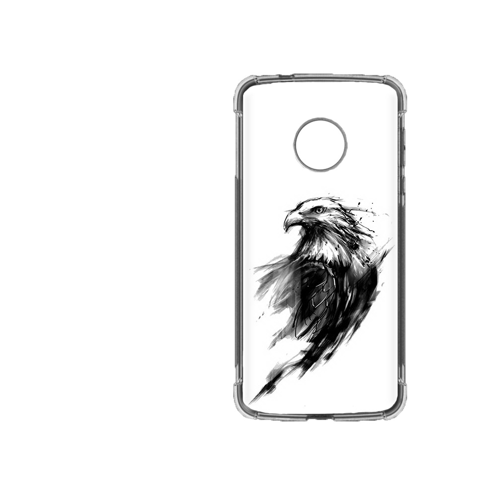 

Чехол MyPads Tocco для Motorola Moto Z2 Force чб птица, Прозрачный, Tocco