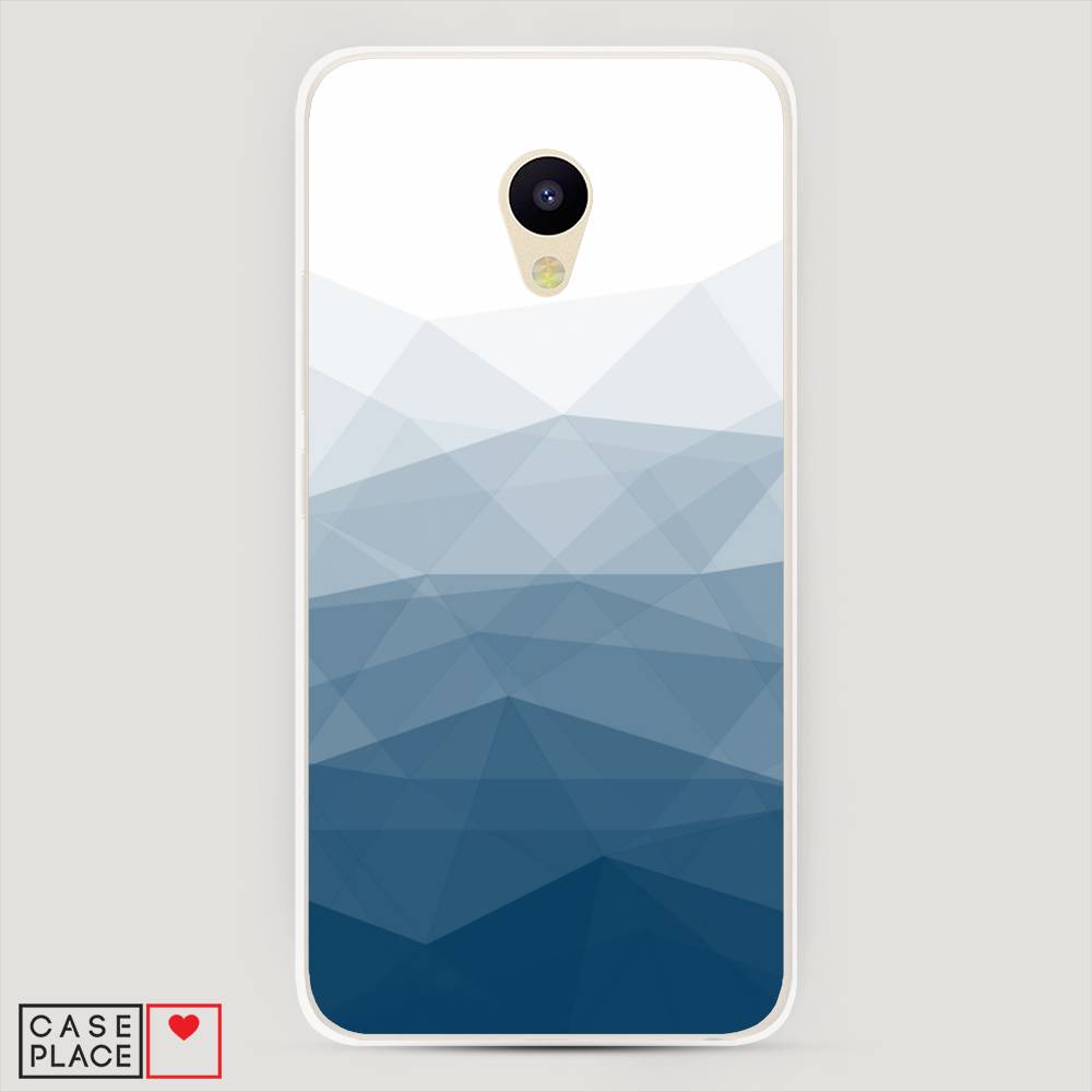

Чехол Awog на Meizu M5 "Абстракция небо", Синий;голубой;белый, 70750-3