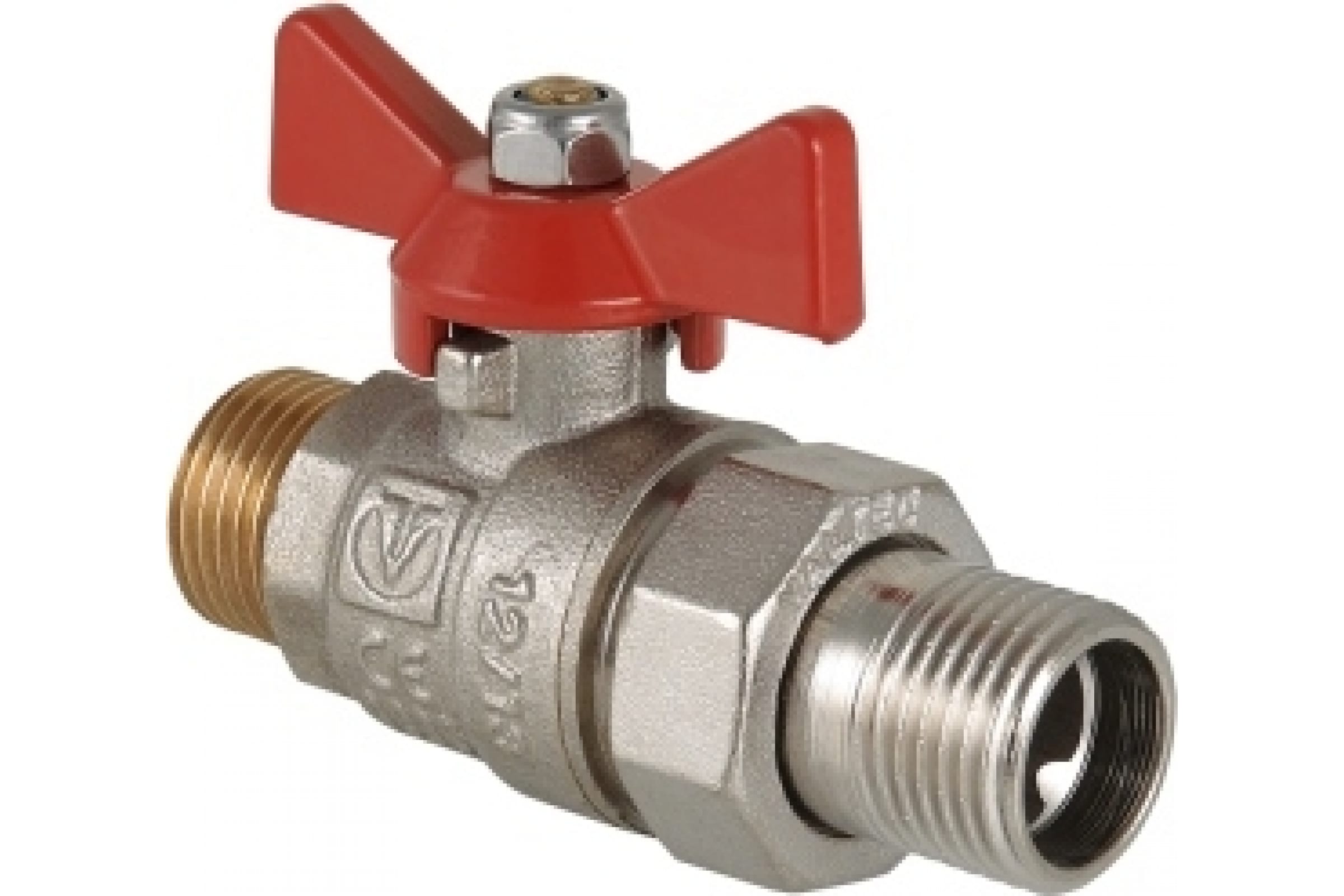

VALTEC Кран шар. BASE с полусгоном 1/2 нар.-нар. VT.226.N.04