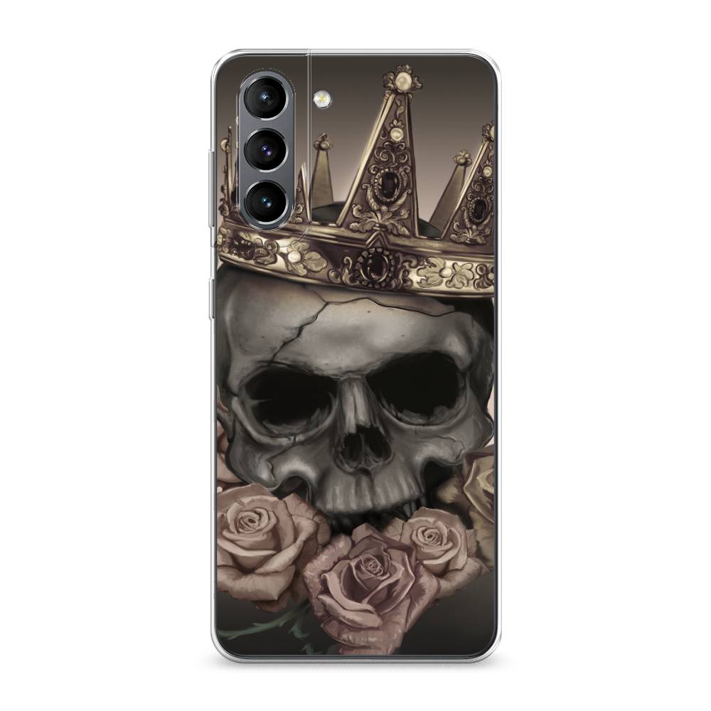

Чехол Awog на Samsung Galaxy S21 / Самсунг S21 "Череп 22", Серый;черный;бежевый, 2101850-9