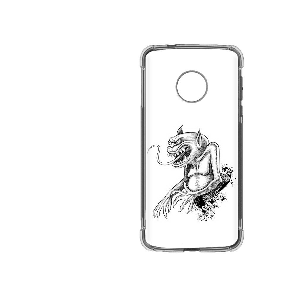 

Чехол MyPads Tocco для Motorola Moto Z2 Force чорт, Прозрачный, Tocco