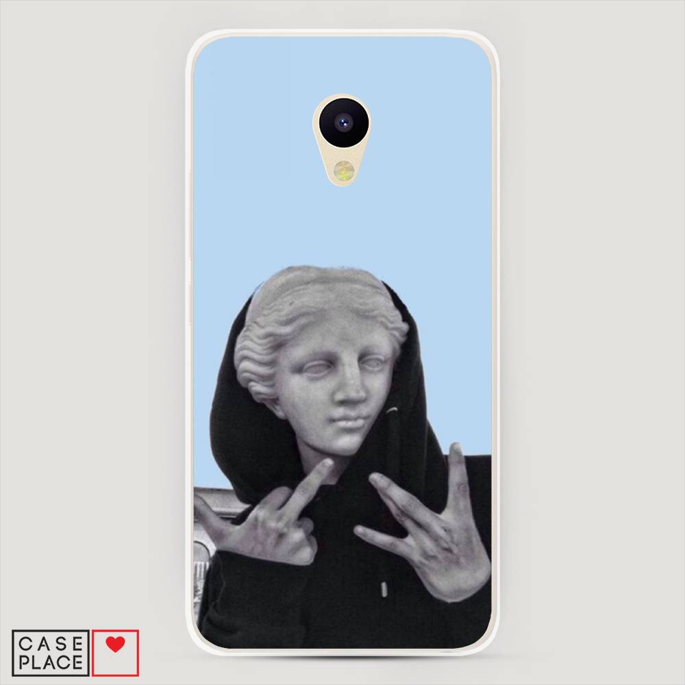 

Чехол Awog на Meizu M5 "SWAG статуя", Голубой, 70750-9