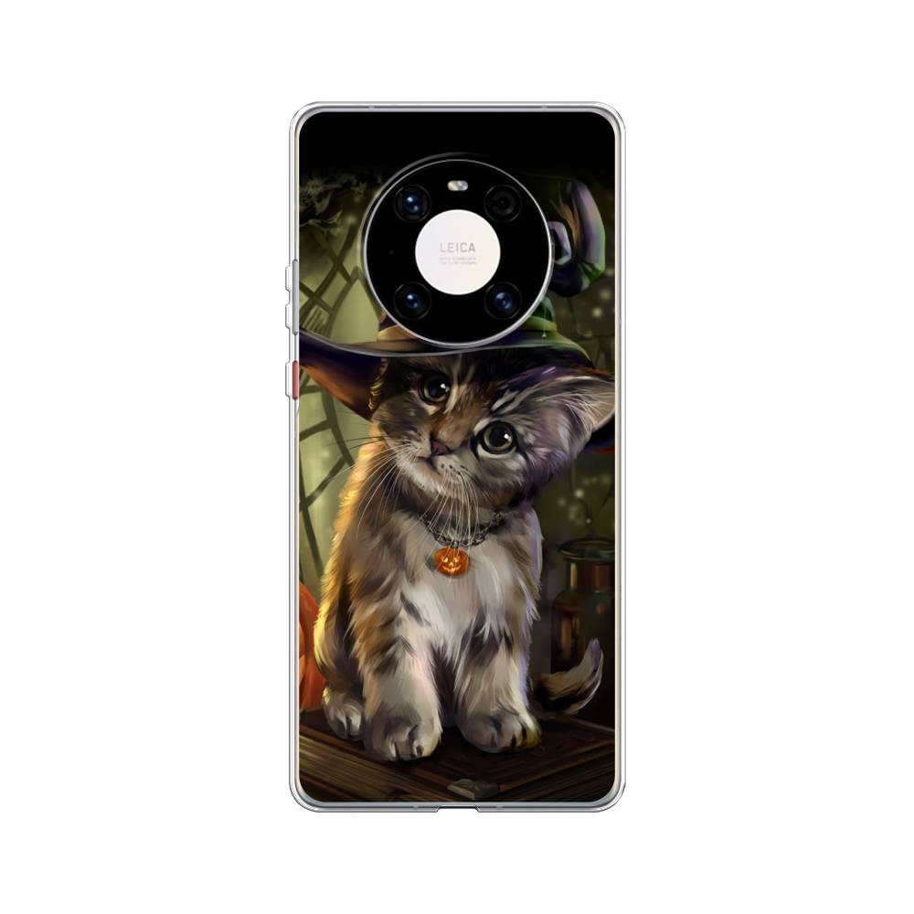 

Чехол Awog на Huawei Mate 40 Pro "Кот на Хэллоуин", Зеленый;серый, 6104450-2