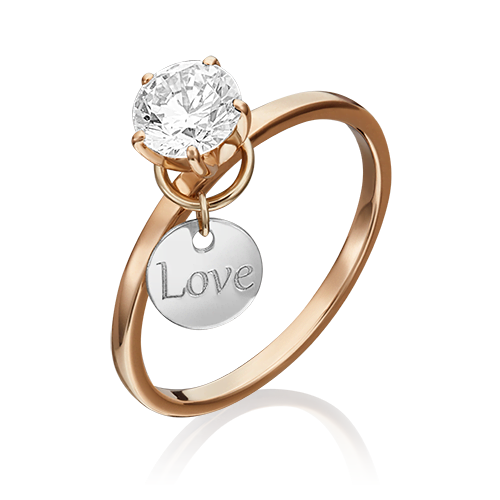 

Кольцо из золота с фианитом р. PLATINA jewelry 01-5326-00-501-1111-38, 01-5326-00-501-1111-38