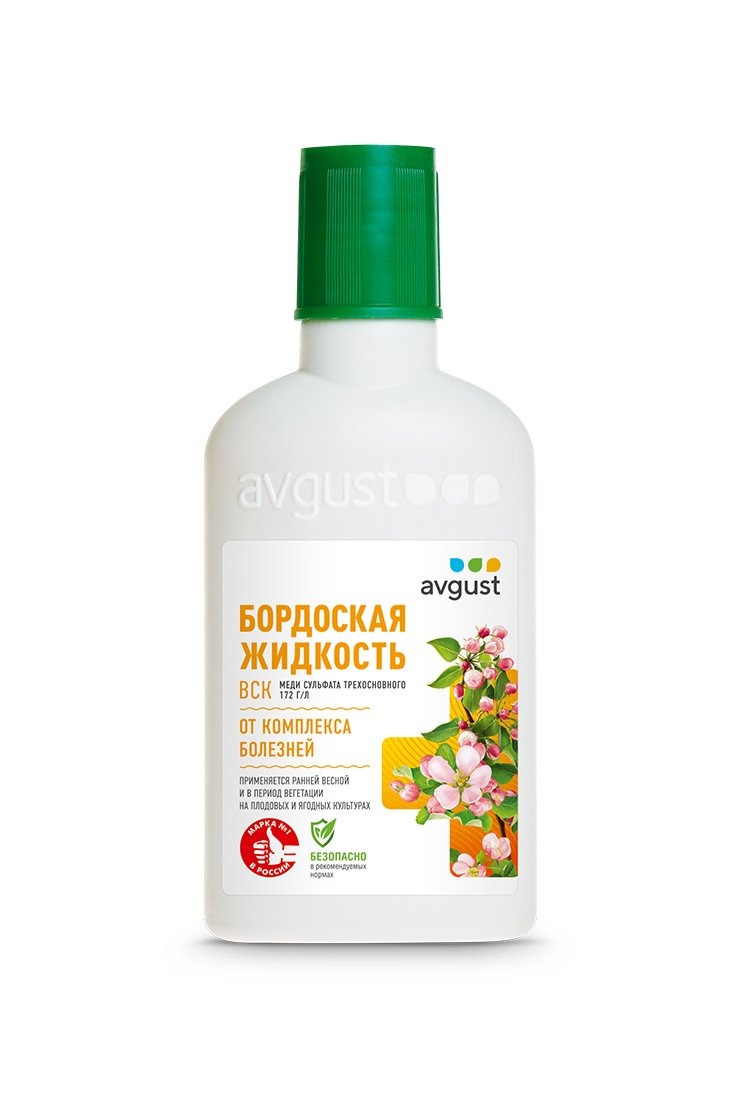 

Avgust, Бордоская жидкость, Для обработки плодовых и ягодных культур от болезней, 100 мл., Бордоская жидкость