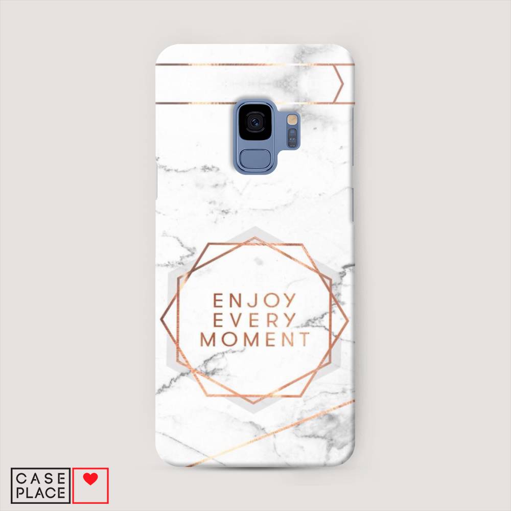 

Чехол Awog "Enjoy every moment мрамор" для Samsung Galaxy S9, 25720-5
