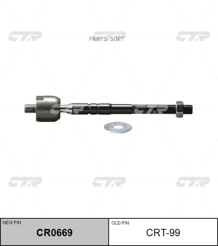 

Тяга рулевая Toyota Camry 06>11 CTR CRT99