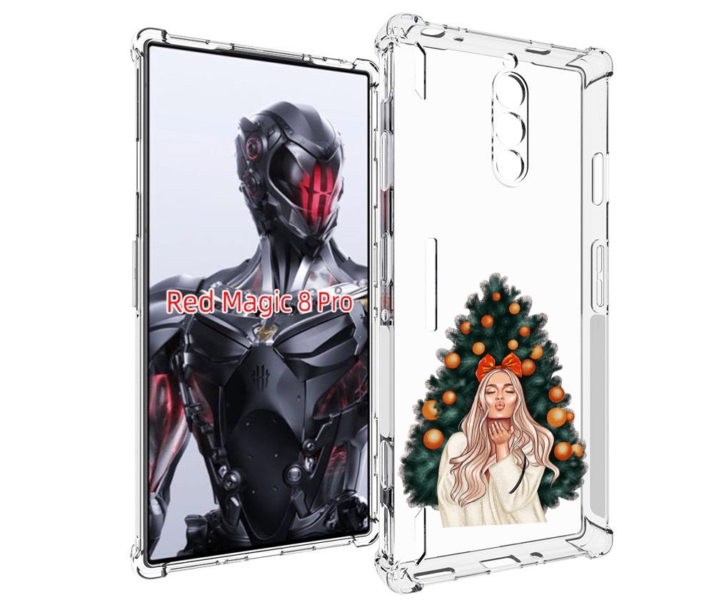 

Чехол MyPads девушка-под-елкой-с-мандаринами женский для ZTE Nubia Red Magic 8 Pro / Re..., Tocco