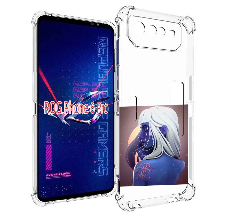 

Чехол MyPads аватар-с-цветком для Asus ROG Phone 6 Pro, Прозрачный, Tocco