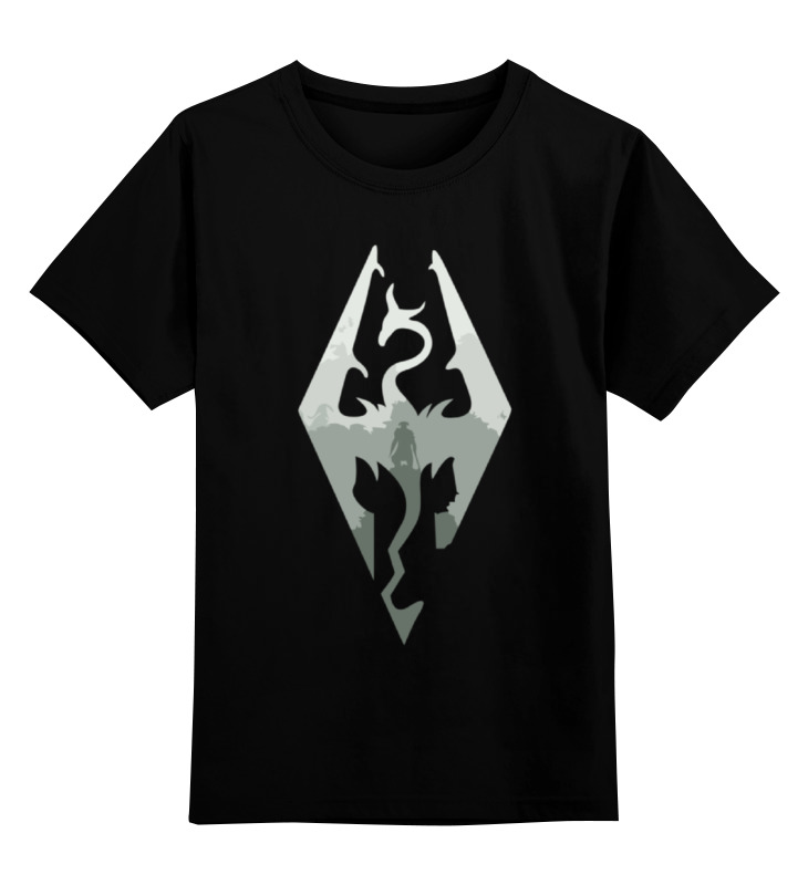 

Футболка детская Printio Skyrim (скайрим) цв. черный р. 164, Skyrim (скайрим)